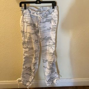 Camouflage cargo pants by Express